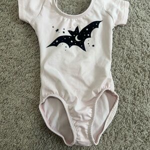 Nora Madison Light Pink Bat and Stars Dance Leotard